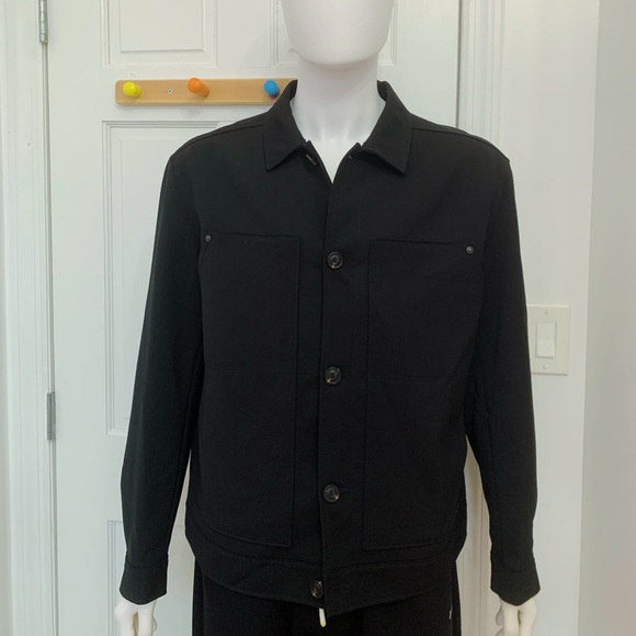 Hugo Boss Men’s Modern Fit Jacket In Black Stretch Twill - Picture 6 of 9